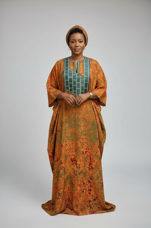 Boubou avec foulard