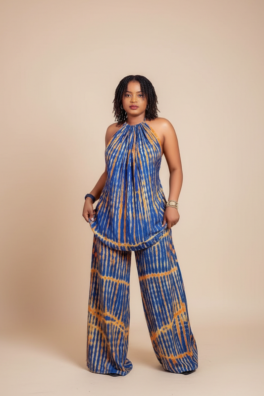 Ensemble dos nu et pantalon