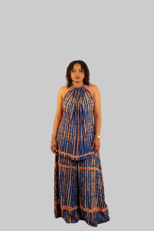 Ensemble dos nus et pantalon large