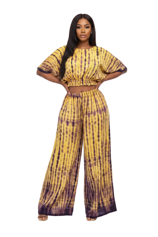 Ensemble crop et pantalon