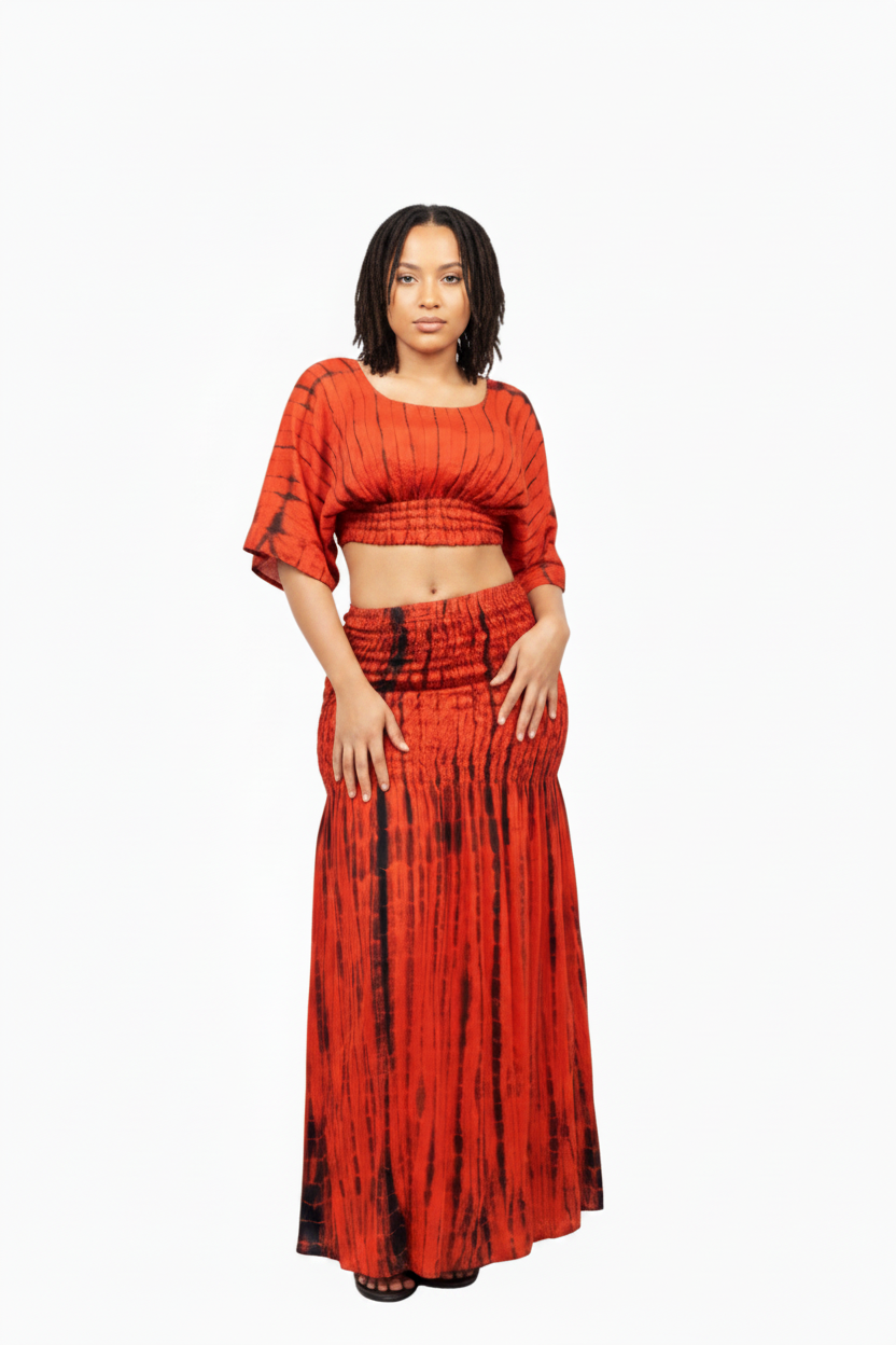 Ensemble jupe et crop top