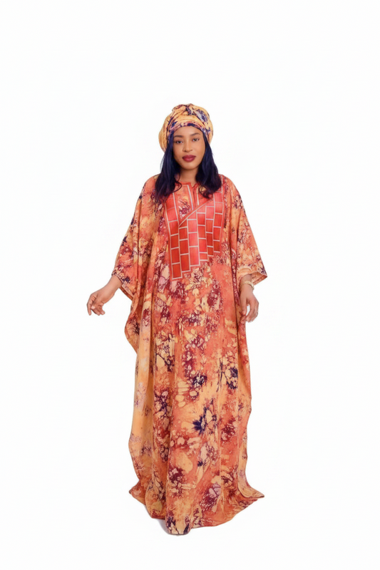Boubou avec foulard