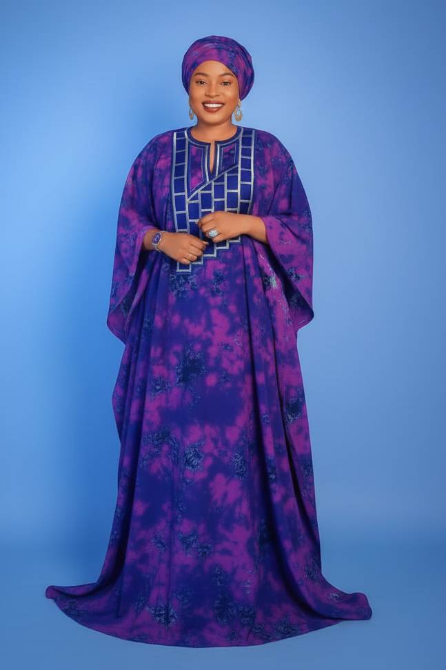 Boubou avec foulard