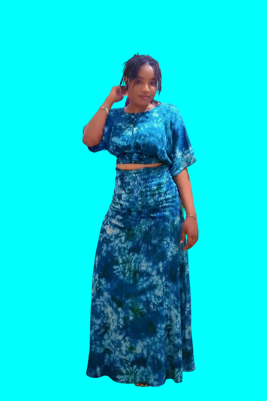 Ensemble crop top et jupe